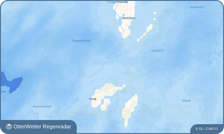 OtterWetter Regenradar-Widget Zerben
