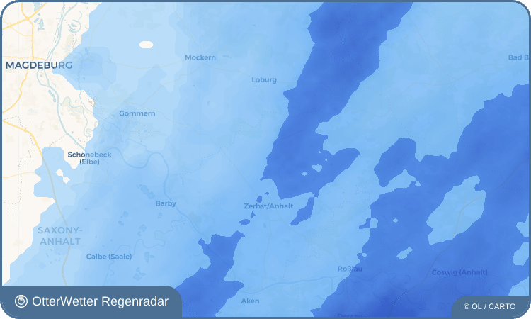 OtterWetter Regenradar-Widget Zernitz