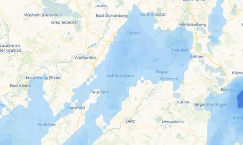 Regenradar Vorschaubild - Aktuelle Niederschläge in Zetzsch und Umgebung