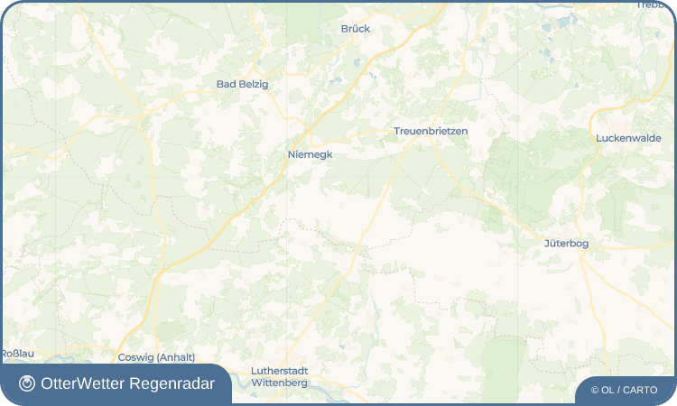 OtterWetter Regenradar-Widget Zeuden