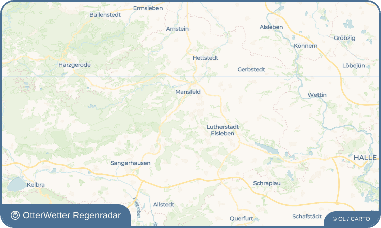 Widget-Vorschau für Ziegelrode Wetter-Widget-Vorschau mit Vorhersagedaten für Ziegelrode