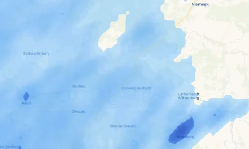 Regenradar Vorschaubild - Aktuelle Niederschläge in Zieko und Umgebung