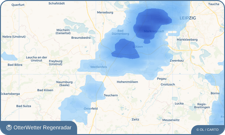 OtterWetter Regenradar-Widget Zörbitz