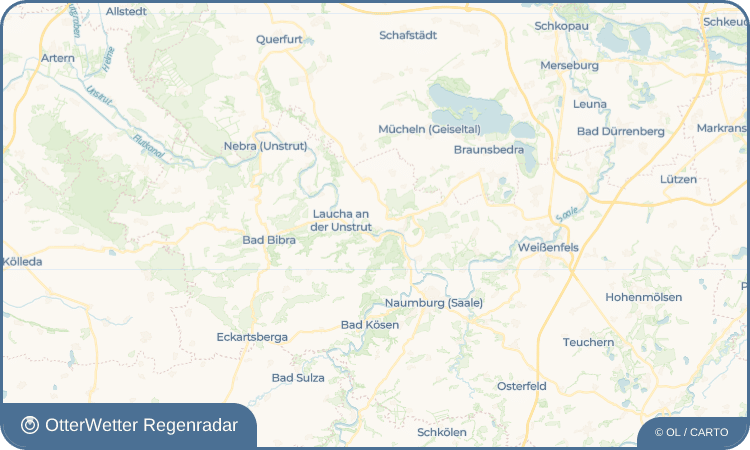 OtterWetter Regenradar-Widget Zscheiplitz