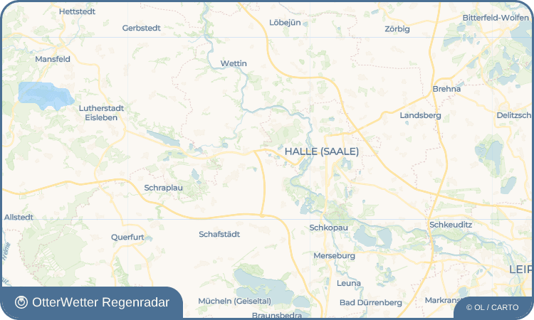 OtterWetter Regenradar-Widget Zscherben