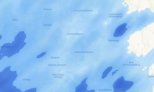 Regenradar Vorschaubild - Aktuelle Niederschläge in Zschiesewitz und Umgebung
