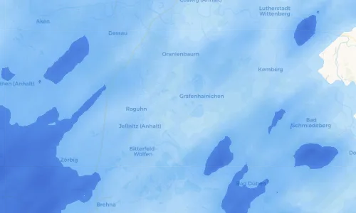 Regenradar Vorschaubild - Aktuelle Niederschläge in Zschornewitz und Umgebung