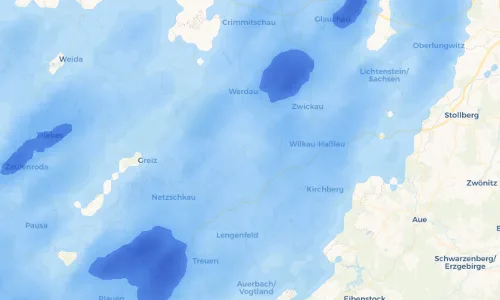 Regenradar Vorschaubild - Aktuelle Niederschläge in Altrottmannsdorf und Umgebung
