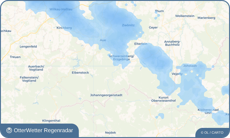 OtterWetter Regenradar-Widget Antonsthal
