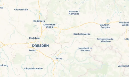 Regenradar Vorschaubild - Aktuelle Niederschläge in Arnsdorf und Umgebung