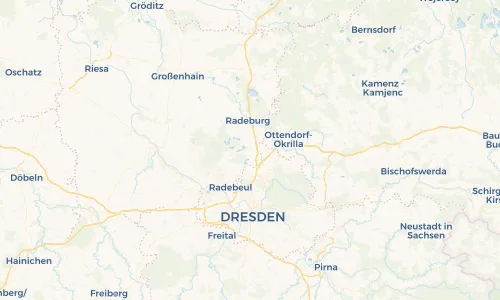 Regenradar Vorschaubild - Aktuelle Niederschläge in Bärnsdorf und Umgebung