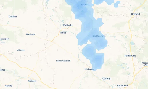 Regenradar Vorschaubild - Aktuelle Niederschläge in Bahra und Umgebung