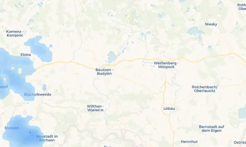Regenradar Vorschaubild - Aktuelle Niederschläge in Baschütz - Bošecy und Umgebung