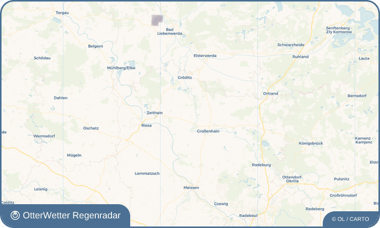 OtterWetter Regenradar-Widget Bauda