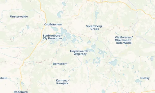 Regenradar Vorschaubild - Aktuelle Niederschläge in Bergen - Hory und Umgebung