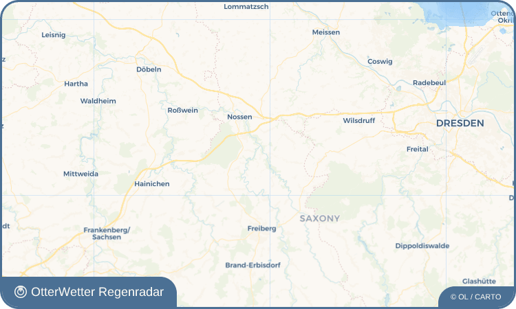 OtterWetter Regenradar-Widget Bieberstein