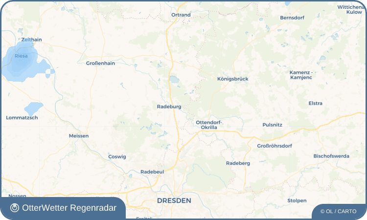 OtterWetter Regenradar-Widget Boden
