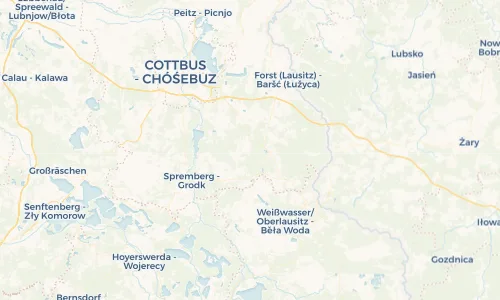 Regenradar Vorschaubild - Aktuelle Niederschläge in Bohsdorf - Bóšojce und Umgebung