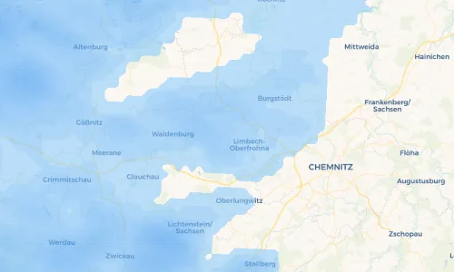 Regenradar Vorschaubild - Aktuelle Niederschläge in Bräunsdorf und Umgebung
