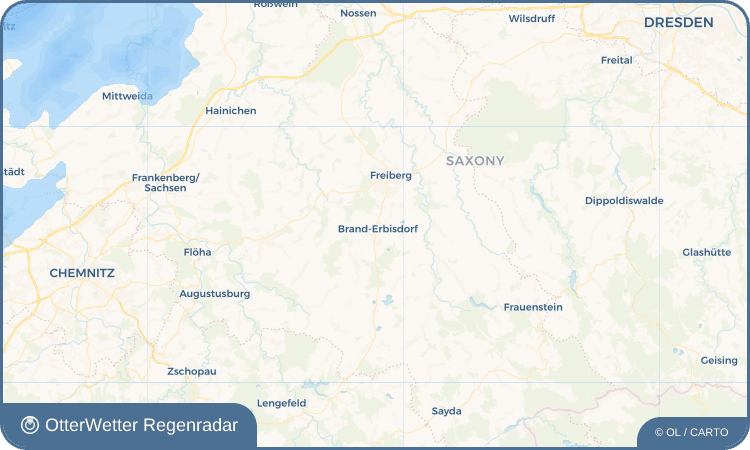 OtterWetter Regenradar-Widget Brand-Erbisdorf