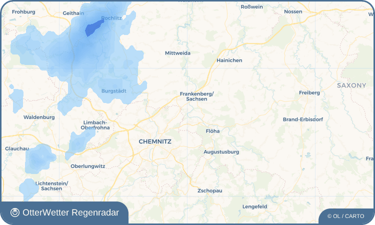 OtterWetter Regenradar-Widget Braunsdorf