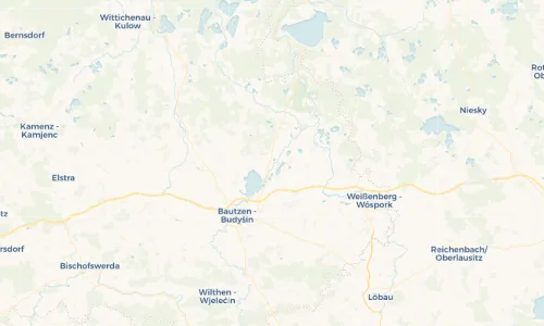 Regenradar Vorschaubild - Aktuelle Niederschläge in Briesing - Brězynka und Umgebung