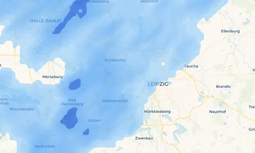 Regenradar Vorschaubild - Aktuelle Niederschläge in Burghausen und Umgebung