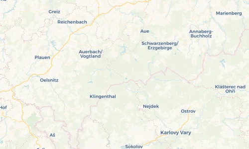 Regenradar Vorschaubild - Aktuelle Niederschläge in Carlsfeld und Umgebung