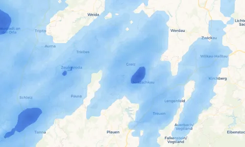 Regenradar Vorschaubild - Aktuelle Niederschläge in Caselwitz und Umgebung