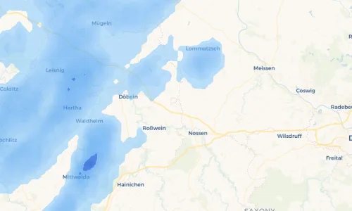 Regenradar Vorschaubild - Aktuelle Niederschläge in Choren und Umgebung
