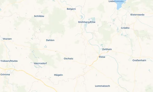 Regenradar Vorschaubild - Aktuelle Niederschläge in Clanzschwitz und Umgebung