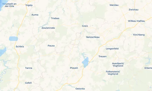Regenradar Vorschaubild - Aktuelle Niederschläge in Cossengrün und Umgebung