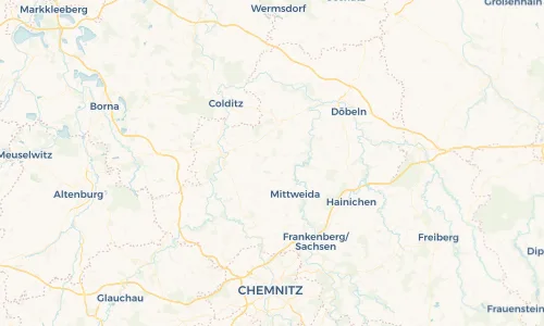 Regenradar Vorschaubild - Aktuelle Niederschläge in Crossen und Umgebung
