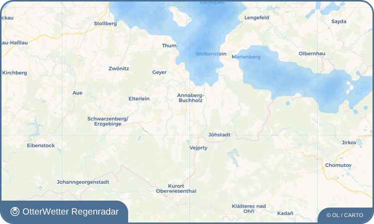 OtterWetter Regenradar-Widget Cunersdorf