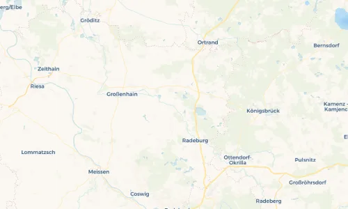Regenradar Vorschaubild - Aktuelle Niederschläge in Cunnersdorf und Umgebung