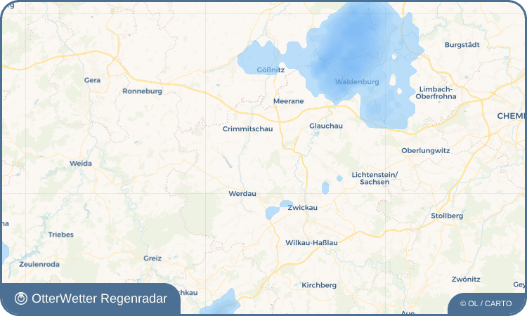 OtterWetter Regenradar-Widget Dänkritz