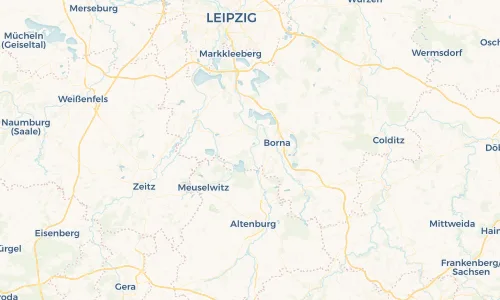 Regenradar Vorschaubild - Aktuelle Niederschläge in Deutzen und Umgebung