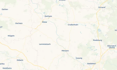 Regenradar Vorschaubild - Aktuelle Niederschläge in Diesbar-Seußlitz und Umgebung