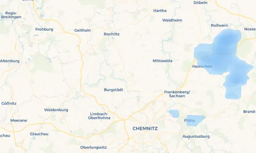 Regenradar Vorschaubild - Aktuelle Niederschläge in Diethensdorf und Umgebung