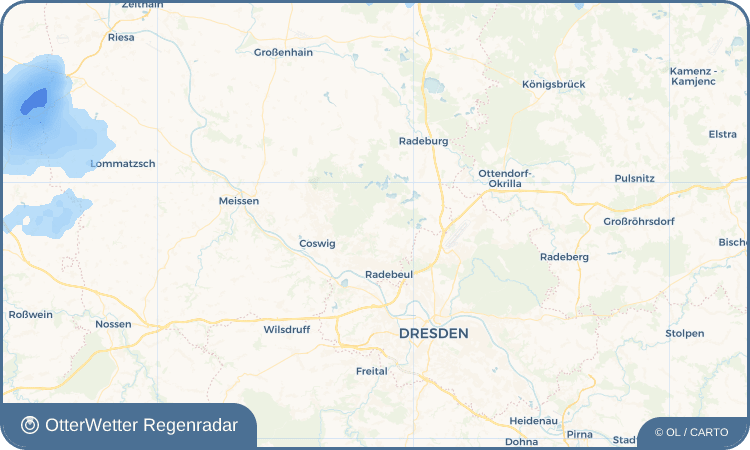 OtterWetter Regenradar-Widget Dippelsdorf