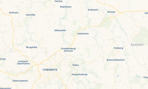Regenradar Vorschaubild - Aktuelle Niederschläge in Dittersbach und Umgebung
