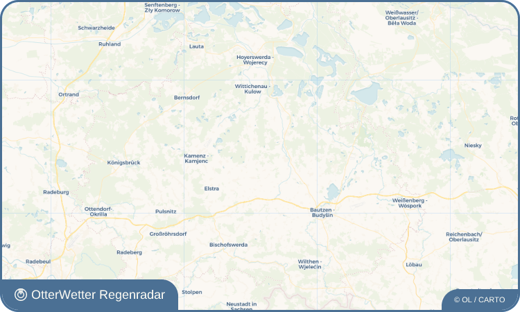 OtterWetter Regenradar-Widget Doberschütz - Dobrošicy
