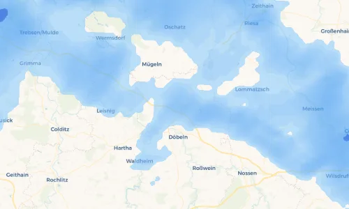 Regenradar Vorschaubild - Aktuelle Niederschläge in Döschütz und Umgebung