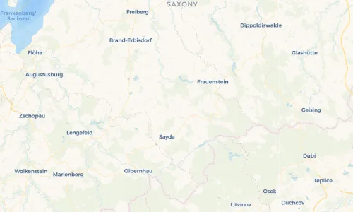 Regenradar Vorschaubild - Aktuelle Niederschläge in Dorfchemnitz bei Sayda und Umgebung