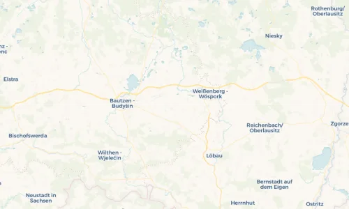 Regenradar Vorschaubild - Aktuelle Niederschläge in Drehsa - Droždźij und Umgebung