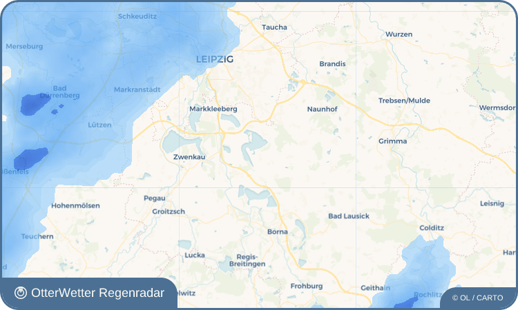 OtterWetter Regenradar-Widget Dreiskau-Muckern
