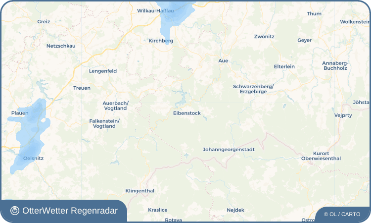 OtterWetter Regenradar-Widget Eibenstock