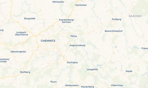 Regenradar Vorschaubild - Aktuelle Niederschläge in Erdmannsdorf und Umgebung