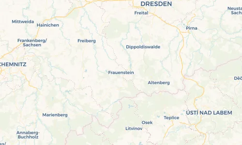 Regenradar Vorschaubild - Aktuelle Niederschläge in Frauenstein und Umgebung