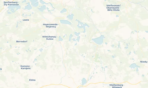 Regenradar Vorschaubild - Aktuelle Niederschläge in Friedersdorf - Bjedrichecy und Umgebung